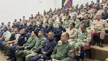 Militares en una de las