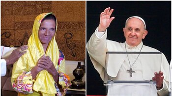 Papa Francisco saludó en el