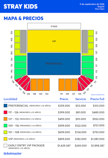 Stray Kids en Colombia - tour 2026
