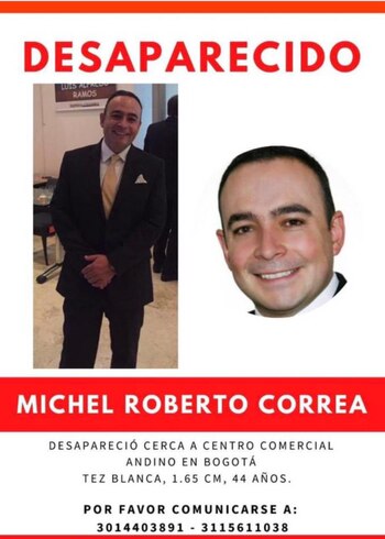 Se busca a Michel Correa.