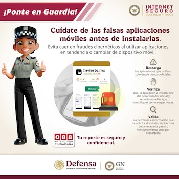 Las señalaron que estas plataformas fraudulentas intentan extorsionar o sustraer información sensible de las personas usuarias