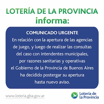 Lotería informó que hubo una