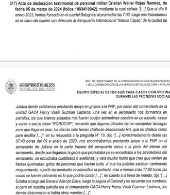 Señalamientos ante la Fiscalía contra