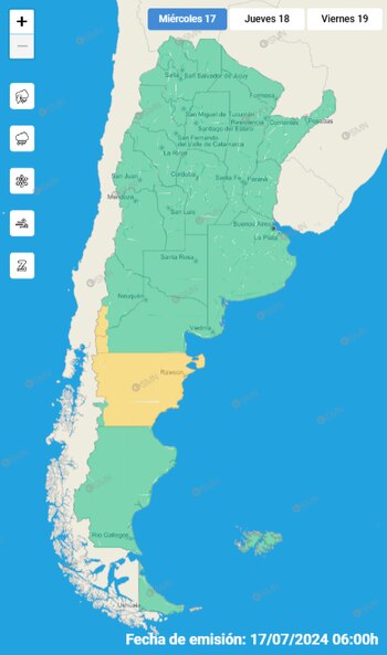 Las alertas meteorológicas en el