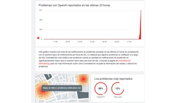 Las fallas se reportan tanto