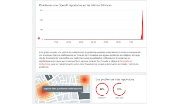 Las fallas se reportan tanto