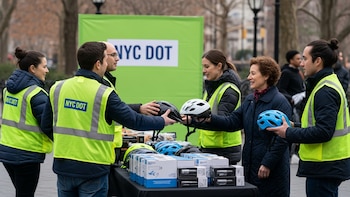 Nueva York entrega cascos y luces gratis para ciclistas: cómo, cuándo y dónde acceder al beneficio
