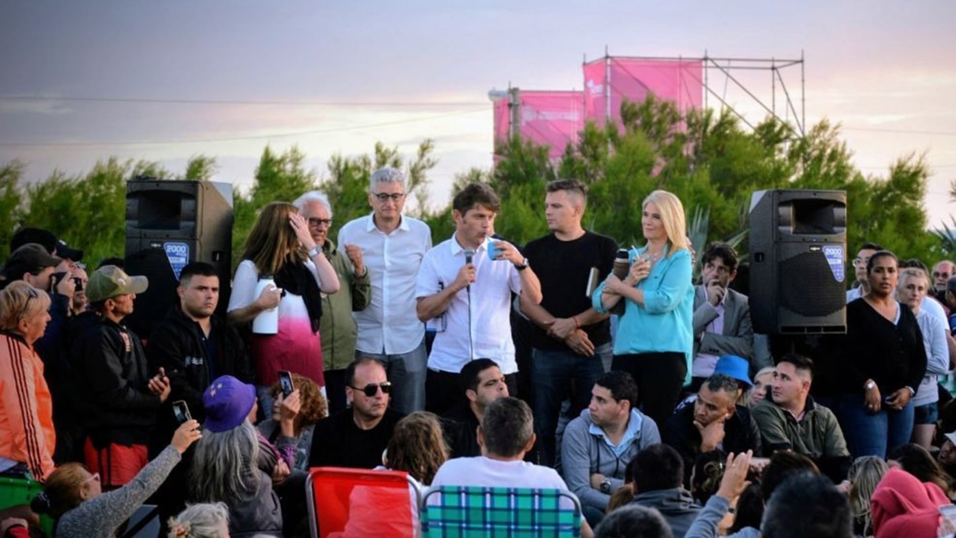 Axel Kicillof y Gustavo Barrera
