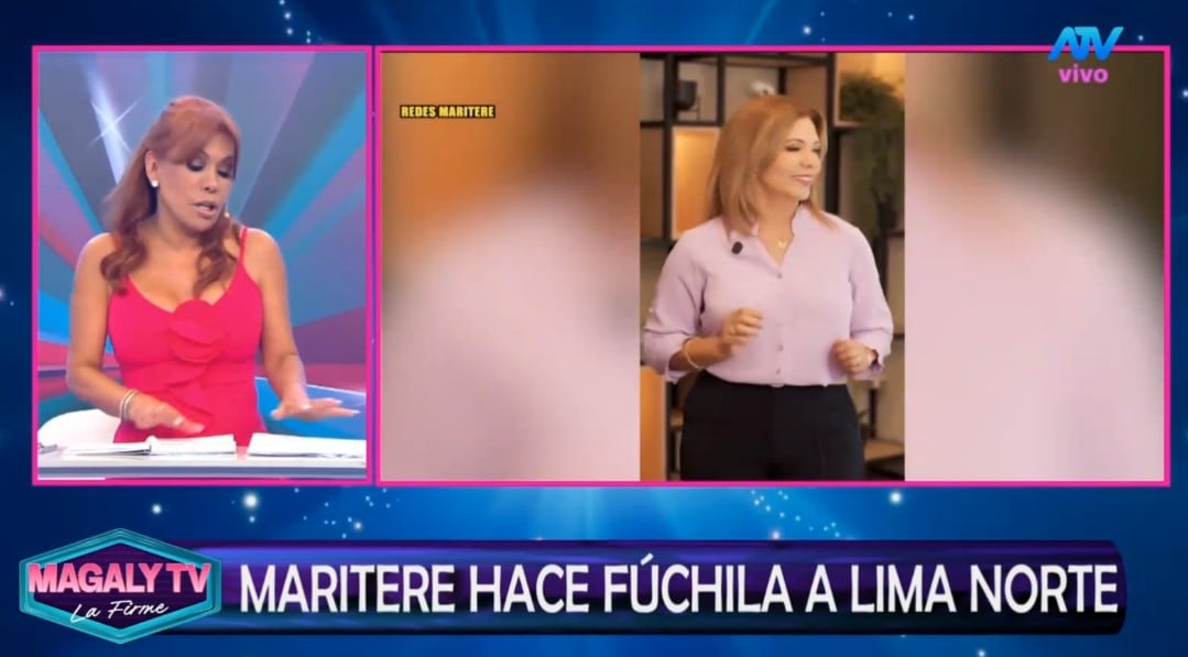 Magaly Medina critica a Maritere Braschi tras comentario sobre Lima Norte: “¿Cómo va a decir que no es agradable?”. Captura: Magaly TV La Firme.