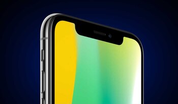 Pantalla OLED de un iPhone.