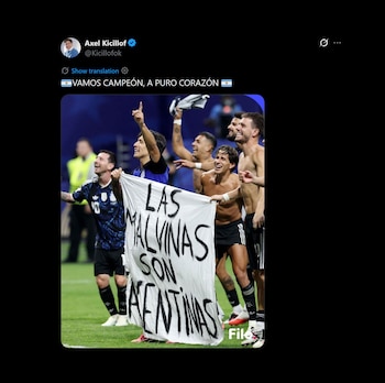 Las reacciones del arco político tras el triunfo de la selección argentin