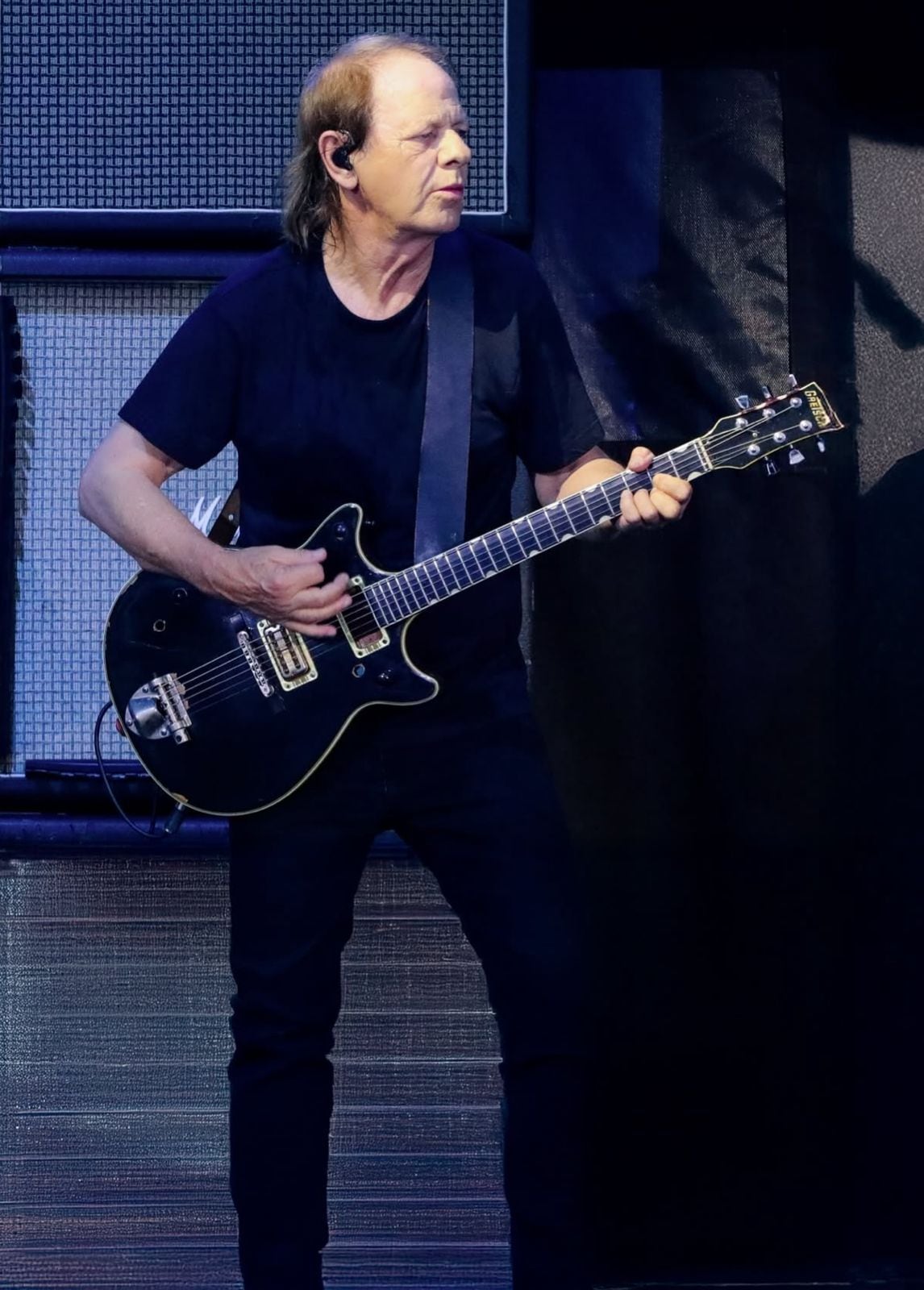 Stevie Young ocupa desde 2014 el puesto de guitarrista rítmico (Instagram AC/DC)