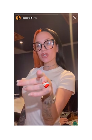 La cantante usó su cuenta