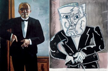 "Autorretrato con esmoquin" (1927) de