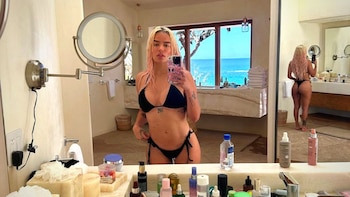 Karol G se divirtió al