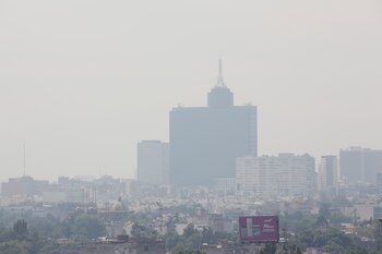 Vista de la contaminación en