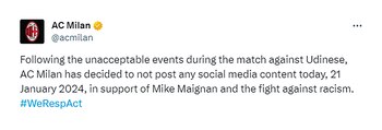 El Milan contra el racismo