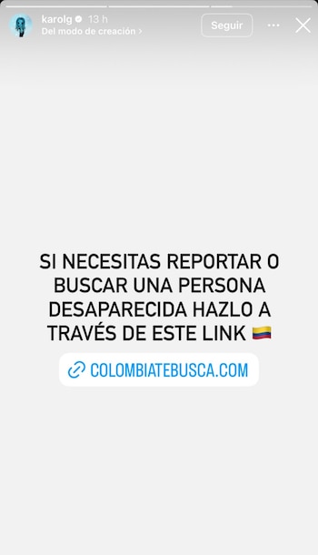 La artista Karol G canaliza apoyo y recursos para damnificados por el sismo de 7,4 - crédito karolg/Instagram