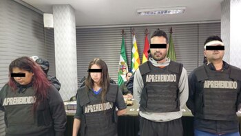 Presuntos integrantes de 'Los Injertos