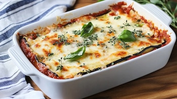 Lasaña de berenjena: la receta