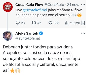 Aleks Syntek sólo participaría en