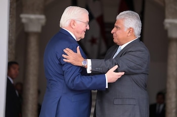 O Presidente Federal da Alemanha, Frank-Walter Steinmeier, manteve uma reunião com o Presidente do Panamá, José Raúl Mulino, no dia 16 de março de 2026 no Palacio de las Garzas, onde discutiram o comércio, a cooperação bilateral e o papel do Canal no mundo da geopolítica. Aceito como presidente