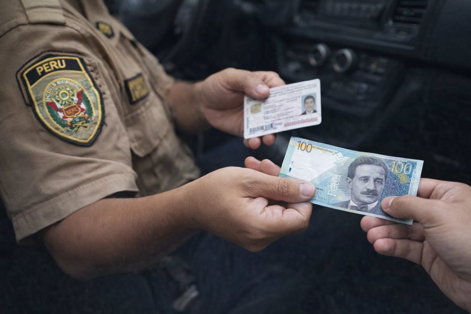Policía pidió coima de S/ 100 para devolver licencia a conductor y ahora irá seis años a la cárcel