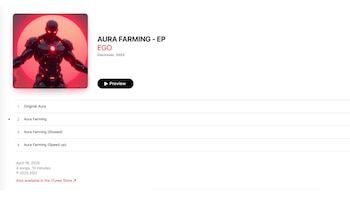 Farmear aura en Apple Music