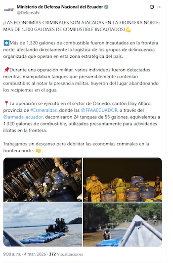 El Ministerio de Defensa de