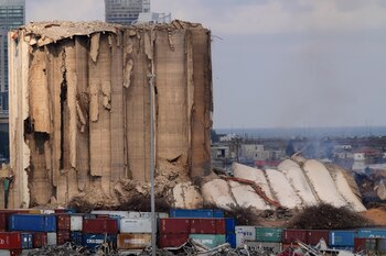 Las ruinas del bloque norte