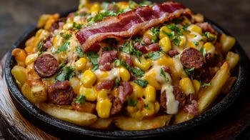 El salchipapa costeño es uno