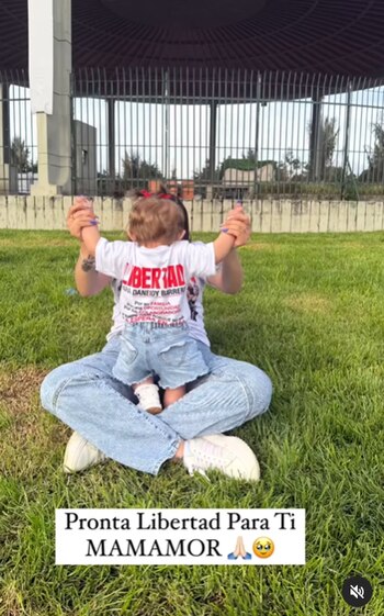 La menor conmovió las redes