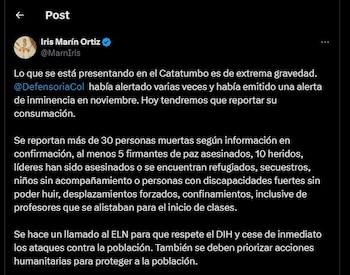 La defensora del pueblo, Iris