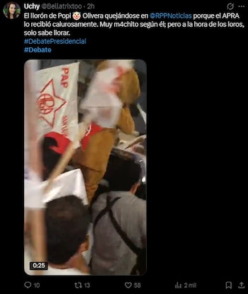 Debate presidencial EN VIVO: lo más viral en redes tras los momentos más polémicos. Captura: X.