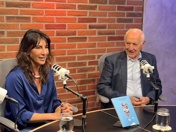 Roberto Lavagna y la diputada Natalia De la Sota