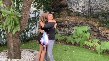 Uribe y Thuany se mostraron