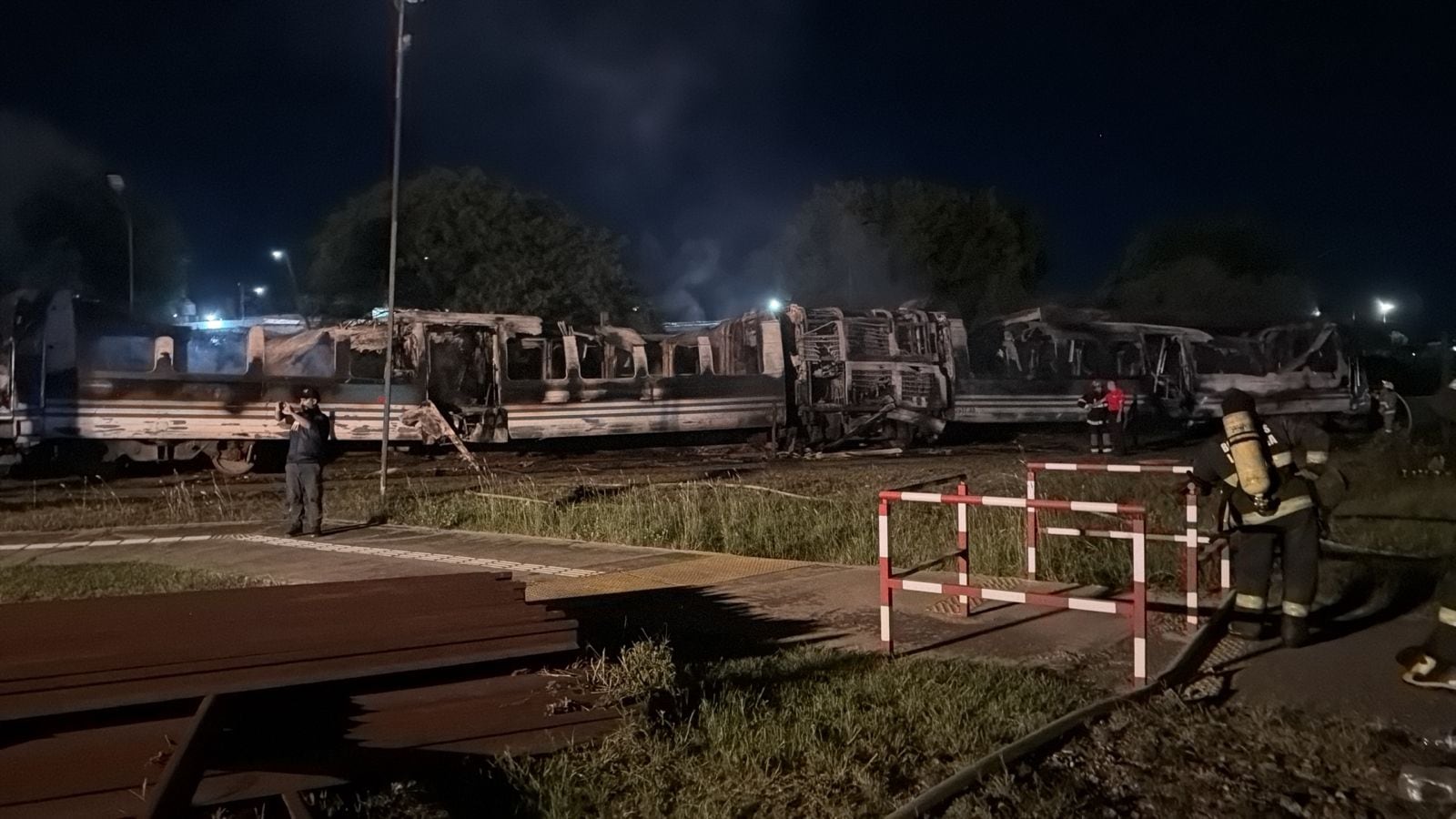 Las causas del incendio en los vagones del Tren de las Sierras permanecen bajo investigación de la fiscalía local