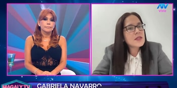 Gustavo Salcedo habría hablado de GPS y seguimiento a Christian Rodríguez en audio difundido por Magaly Medina. Captura: Magaly TV La Firme.