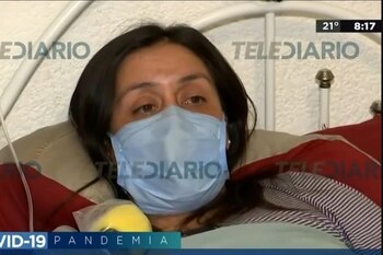 Adriana es taxista y contrajo