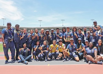 Se cerró el telón de los Juegos Suramericanos, con el título general del atletismo, que sumó una cifra histórica de nueve medallas de oro, tres de plata y cinco de bronce - crédito @mindeportecol/Instagram