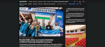 Uzbekistán abrió un pabellón en Ciudad de México para mostrar su cultura y su oferta turística en el marco del Mundial de fútbol-crédito gazeta.uz