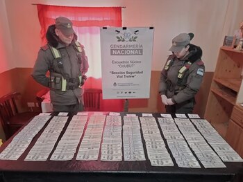 Gendarmería Nacional incautó 96.200 dólares en Chubut