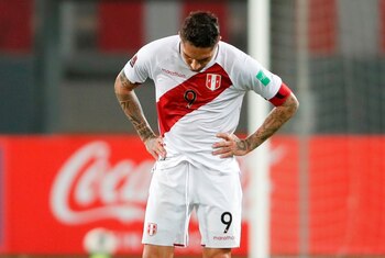 El jugador Paolo Guerrero de