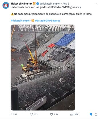 Estadio GNP Seguros tendrá butacas.