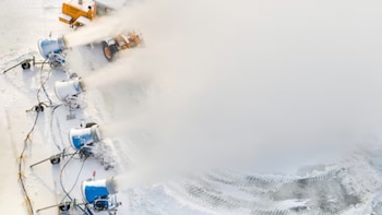 El avance de la nieve