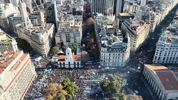 La imagen de la manifestación