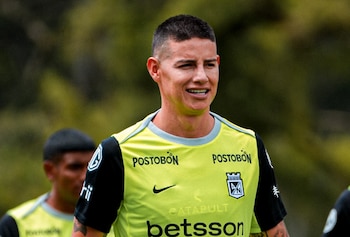 James Rodríguez entrenó por primera vez con Atlético Nacional el pasado viernes 11 de septiembre y después de dos entrenos con el equipo ya recibiría su primera convocatoria oficial - crédito @nacionaloficial/Instagram
