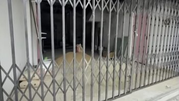 Balón de helio explota dentro