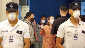 El grupo de coreanos detectados