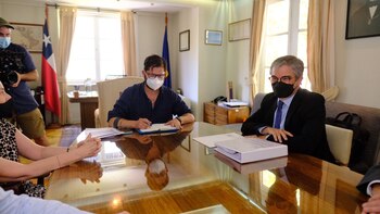 Boric con Pdte. Banco Central